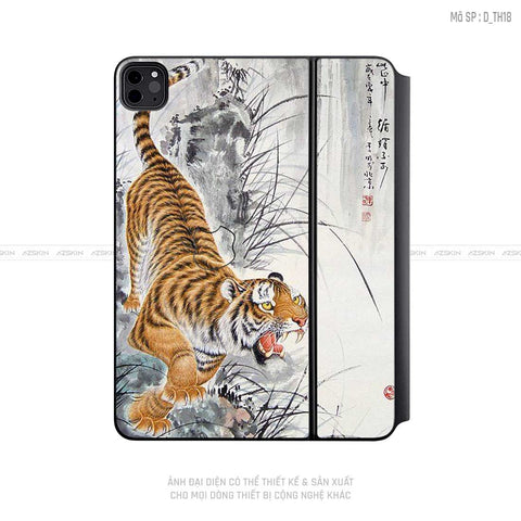 Dán Skin Magic Keyboard Hình Thư Pháp | D_TH18