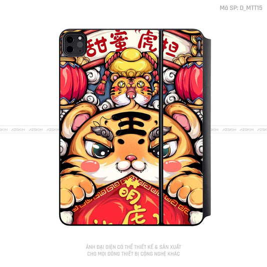 Dán Skin Magic Keyboard Hình Mèo Thần Tài | D_MTT15