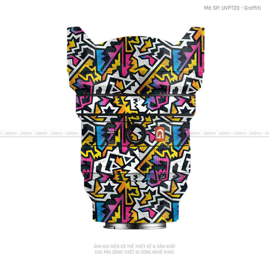 Dán Skin Ống Kính Sony Vân Nổi Graffiti 03 | UVPT20