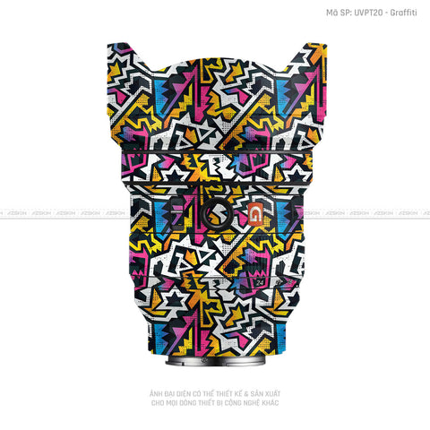 Dán Skin Ống Kính Sony Vân Nổi Graffiti 03 | UVPT20