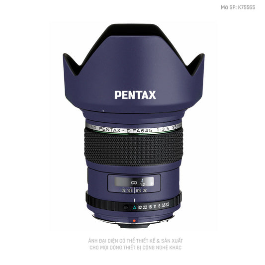 Dán Skin Ống Kính Pentax Đổi Màu Tím | K75565
