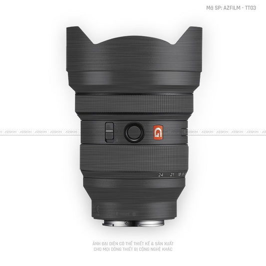 Skin Ống Kính Sony Vân Xước Titan Xám | AZFILM - TT03