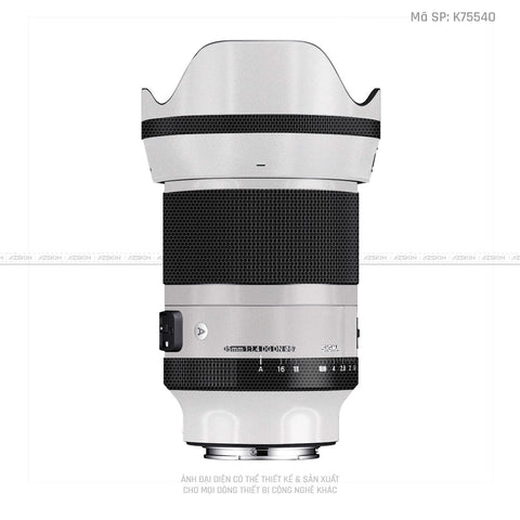 Dán Skin Ống Kính Sigma Màu Trắng | K75540
