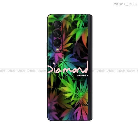 Dán Skin Galaxy Z Fold3 Hình Canabis | D_CNB02