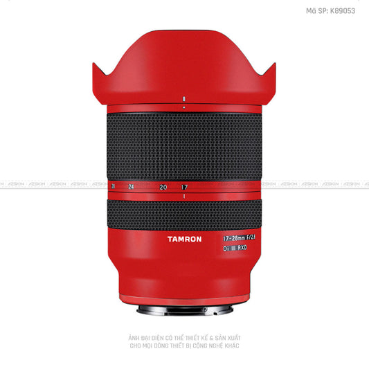 Dán Skin Ống Kính Tamron Đổi Màu Đỏ | K89053