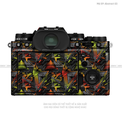 Dán Skin Máy Ảnh Fujifilm Vân Nổi Pattern Abstract 03 | UVPT21