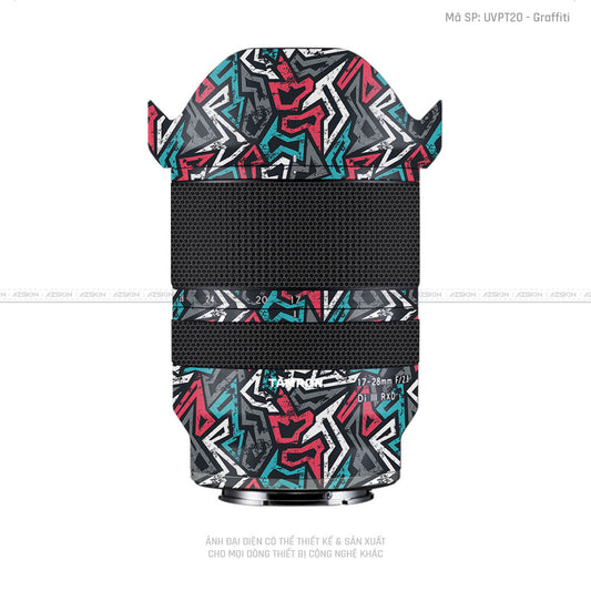 Dán Skin Ống Kính Tamron Vân Nổi Graffiti 04 | UVPT20