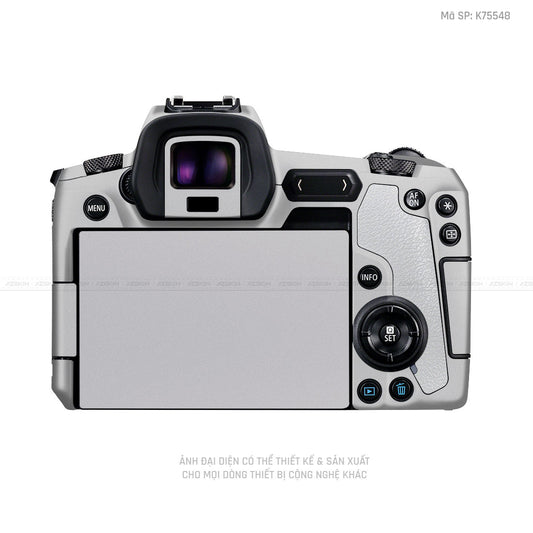 Dán Skin Máy Ảnh Canon Màu Bạc | K75548