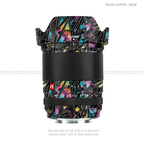 Dán Skin Ống Kính Viltrox Vân Nổi Neon 01 | UVPT19