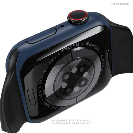 Dán Skin Apple Watch Màu Xanh Tím | K75566