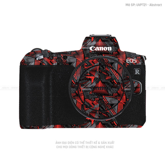 Dán Skin Máy Ảnh Canon Vân Nổi Abstract 02 | UVPT21