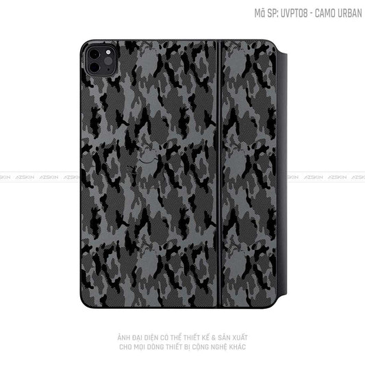 Dán Skin Magic Keyboard Vân Camo Urban Xám | UVPT08