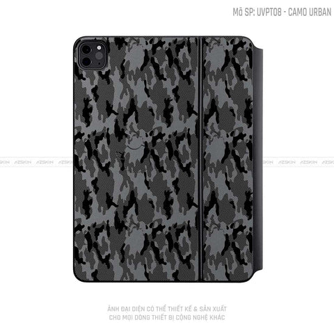Dán Skin Magic Keyboard Vân Camo Urban Xám | UVPT08