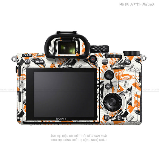 Dán Skin Máy Ảnh Sony Vân Nổi Abstract 02 | UVPT21
