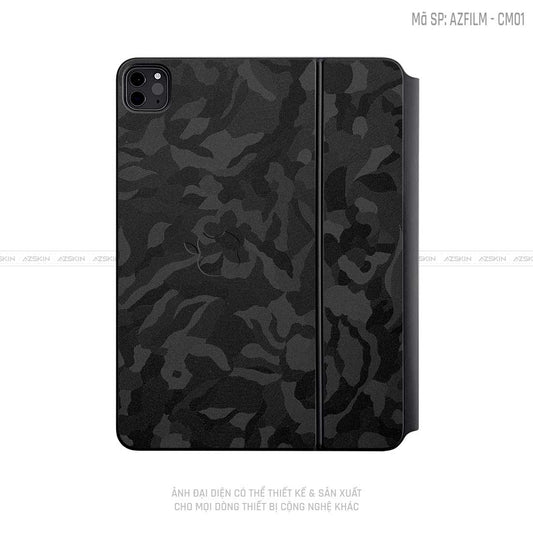 Dán Skin Magic Keyboard Vân Camo Đen | CM01
