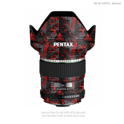 Dán Skin Ống Kính Pentax Vân Nổi Abstract 01 | UVPT21