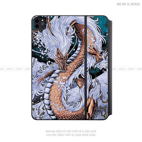 Dán Skin Magic Keyboard Hình Tattoo | D_NTX22