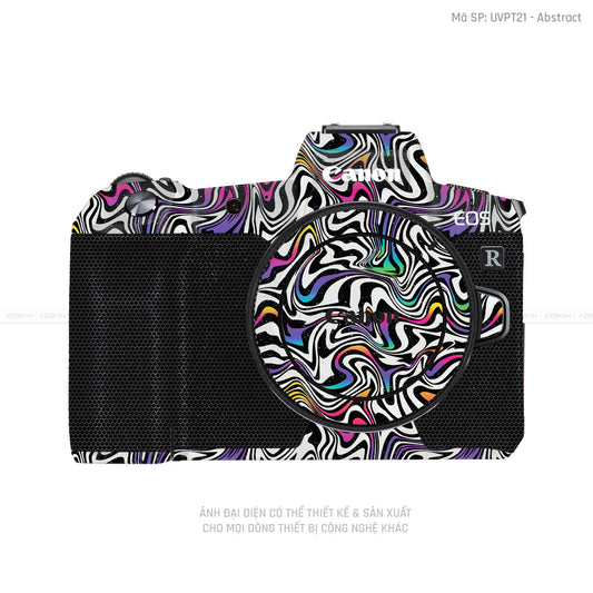 Dán Skin Máy Ảnh Canon Vân Nổi Graffiti 02