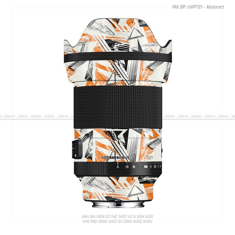 Dán Skin Ống Kính Sigma Vân Nổi Abstract 02 | UVPT21