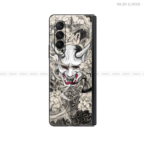Dán Skin Galaxy Z Fold3 Hình Samurai - Satan | D_NTX31