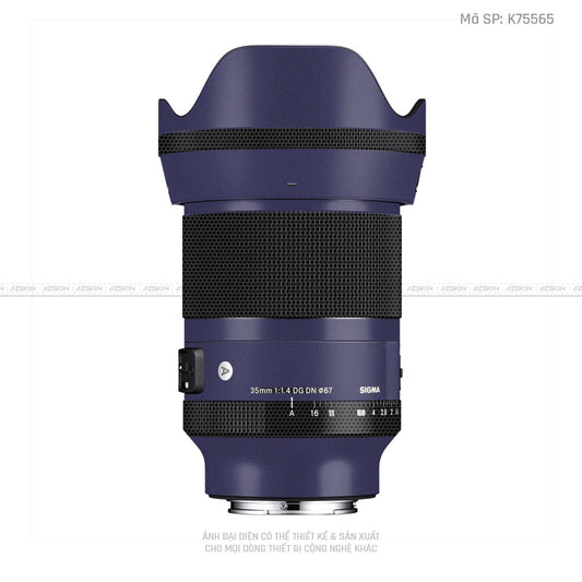 Dán Skin Ống Kính Sigma Màu Tím | K75565