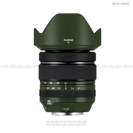 Dán Skin Ống Kính Fujifilm Đổi Màu Xanh Rêu | K89077