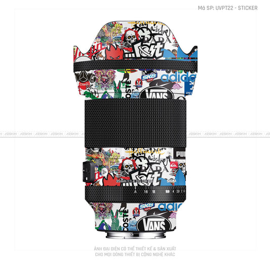 Dán Skin Ống Kính Sigma Vân Nổi Sticker 04 | UVPT22
