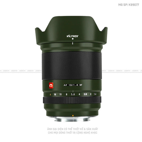 Dán Skin Ống Kính Viltrox  Đổi Màu Xanh Rêu| K89077