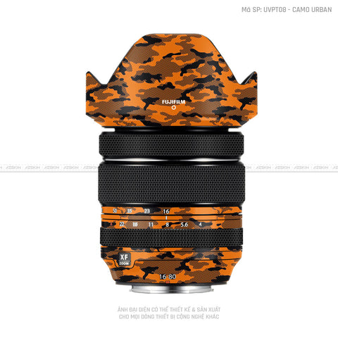 Dán Skin Ống Kính Fujifilm Vân Nổi Camo Urban Cam | UVPT08