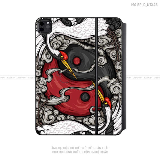 Dán Skin Magic Keyboard Hình Tattoo | D_NTX48