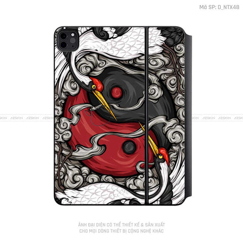 Dán Skin Magic Keyboard Hình Tattoo | D_NTX48