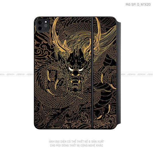 Dán Skin Magic Keyboard Hình Tattoo | D_NTX20