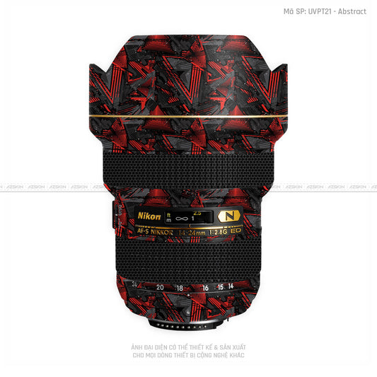 Dán Skin Ống Kính Nikon Vân Nổi Abstract 01 | UVPT21