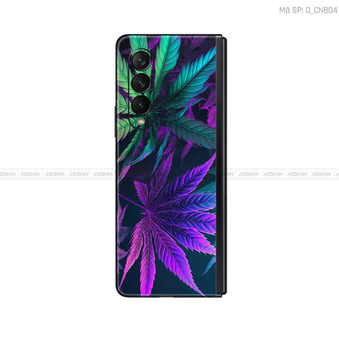 Dán Skin Galaxy Z Fold4 Hình Canabis | D_CNB04