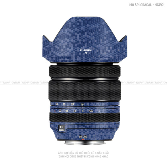 Dán Skin Ống Kính Fujifilm Vân Tổ Ong Xanh | HC192
