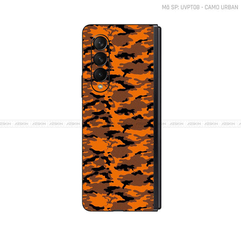 Dán Skin Galaxy Z Fold3 Vân Pattern Camo Urban Cam | UVPT08