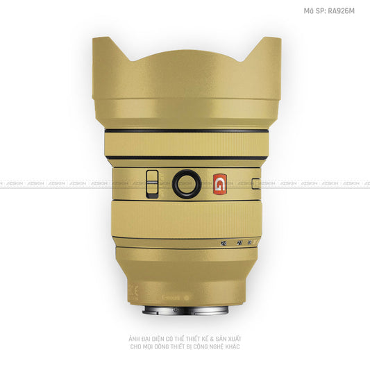 Skin Ống Kính Máy Ảnh Sony Màu Vàng Gold | RA926M