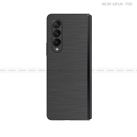 Dán Skin Galaxy Z Fold4 Vân Titan Xước Xám | AZFILM - TT03