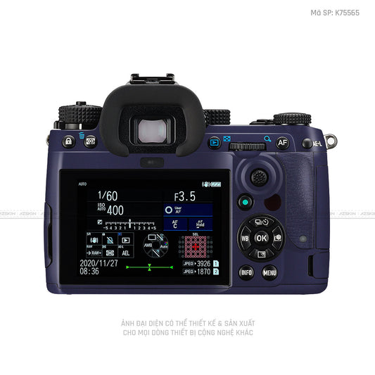 Dán Skin Máy Ảnh Pentax Đổi Màu Tím | K75565