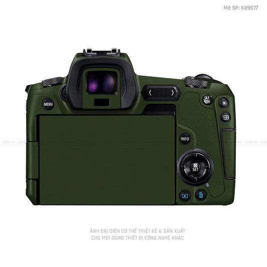 Dán Skin Máy Ảnh Canon Màu Xanh Lục | K89077