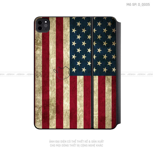 Dán Skin Magic Keyboard Hình Quốc Gia | D_QG05