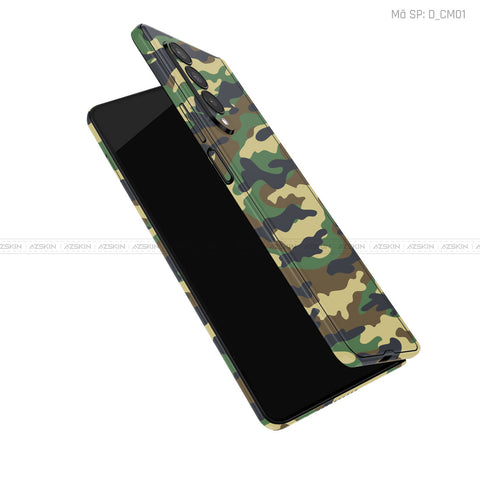 Dán Skin Galaxy Z Fold3 Hình Camo | D_CM01