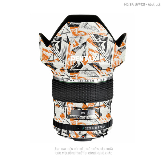 Dán Skin Ống Kính Pentax Vân Nổi Abstract 02 | UVPT21