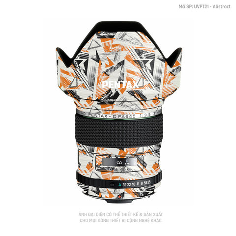 Dán Skin Ống Kính Pentax Vân Nổi Abstract 02 | UVPT21