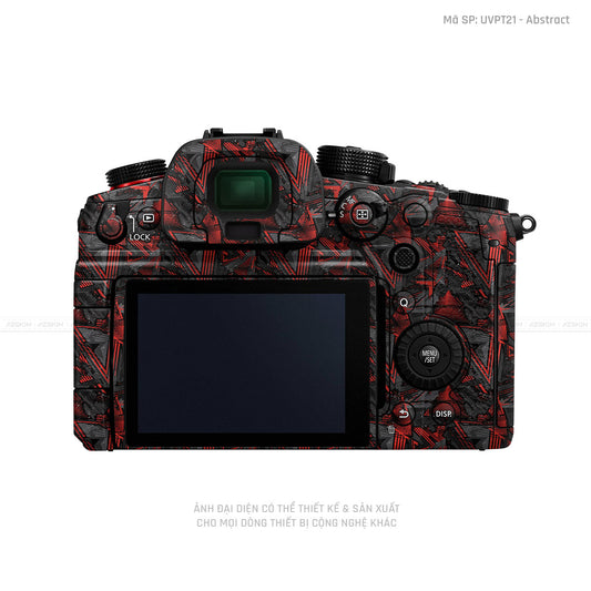Dán Skin Máy Ảnh Lumix Vân Nổi Abstract 01 | UVPT21