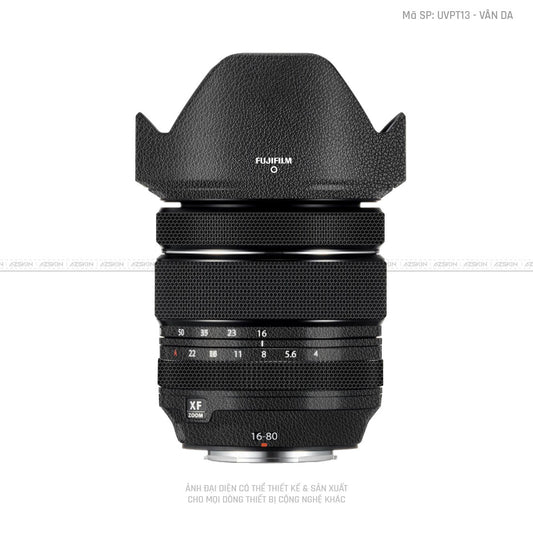 Dán Skin Ống Kính Fujifilm Vân Da Đen | UVPT13