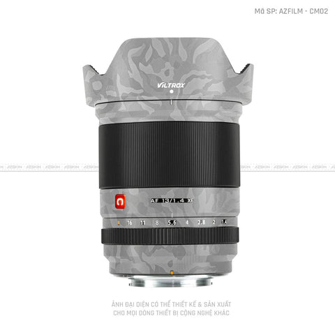 Dán Skin Ống Kính Viltrox Vân Camo Xám | CM02