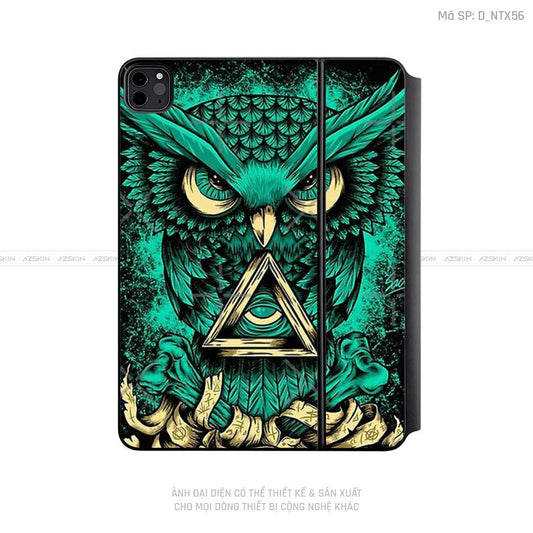 Dán Skin Magic Keyboard Hình Tattoo | D_NTX56