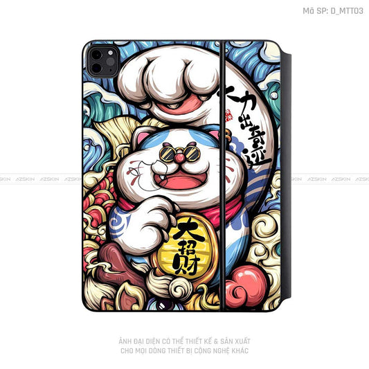 Dán Skin Magic Keyboard Hình Mèo Thần Tài | D_MTT03
