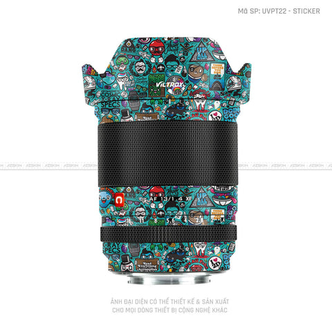 Dán Skin Ống Kính Viltrox Vân Nổi Sticker 03 | UVPT22